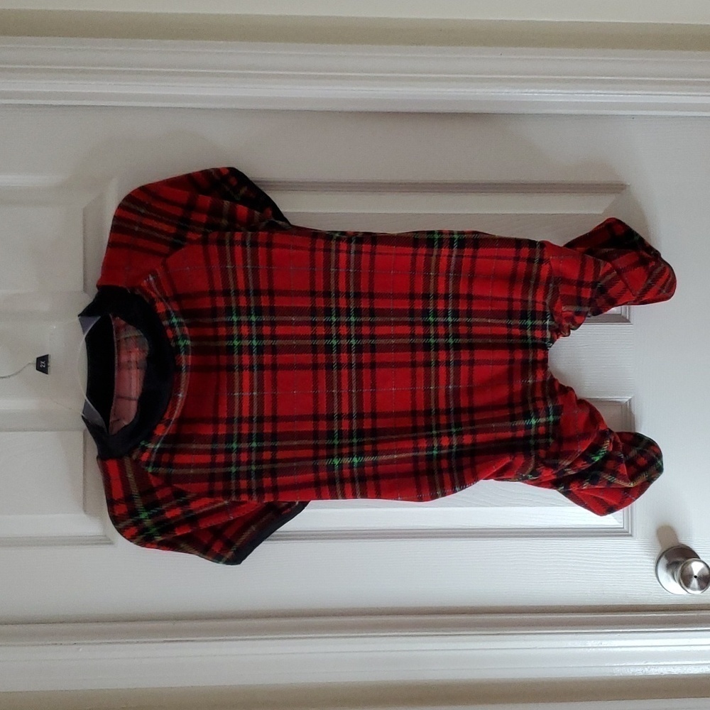 🍀Plaid Pajamas /Outfit for your Furbaby Size Large